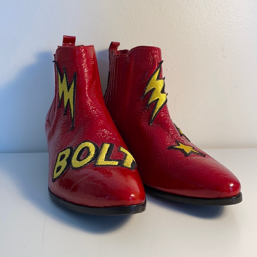 ✷ MODERN VICE RARE RED BOLT BOOTS ✷
